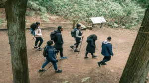 easy walking before a hike helps hikers begin with calm steady movement on the trail