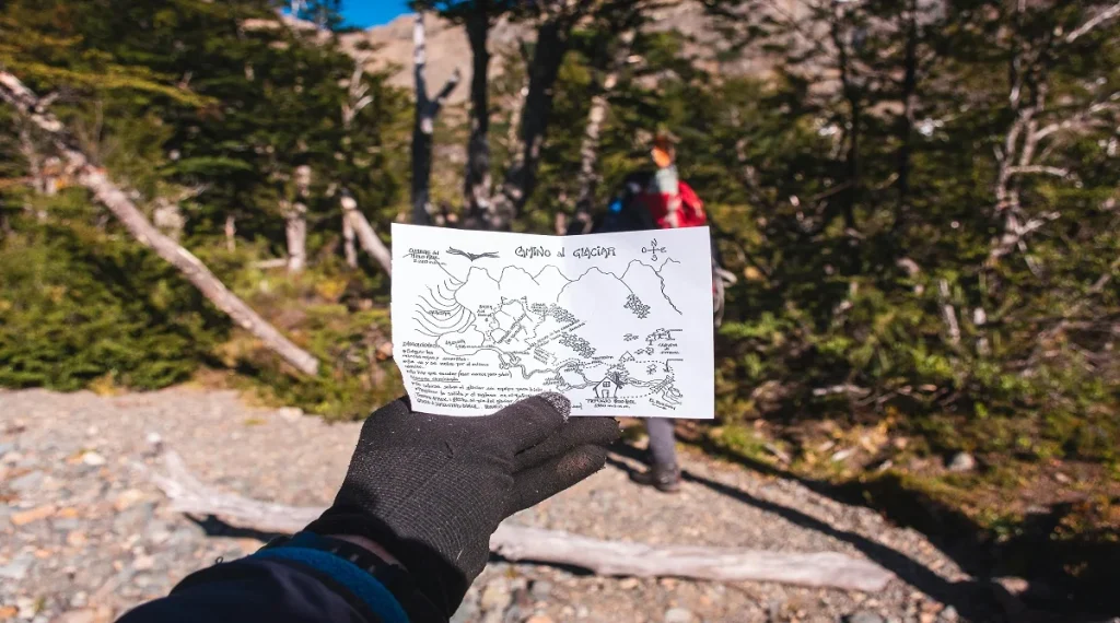 trail maps feel confusing at first but become clearer when checked at trail junctions