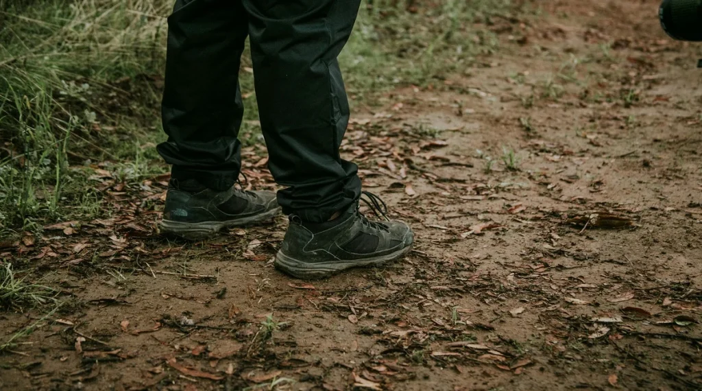 spring mud on hiking trails can widen paths and damage soft ground