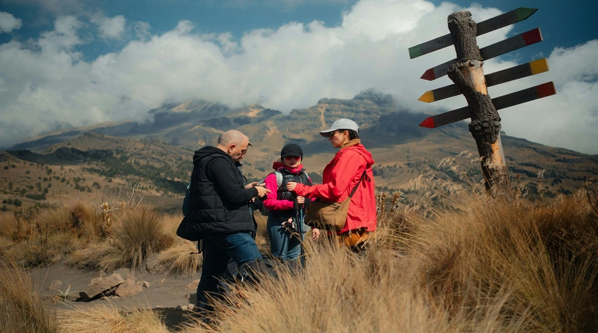 trail junctions are easier to manage when hikers pause briefly to confirm direction