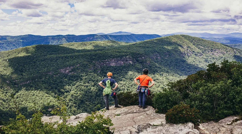 cool wind after a climb often feels strongest at exposed viewpoints and ridges