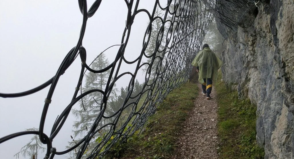 Trail with small repeated climbs