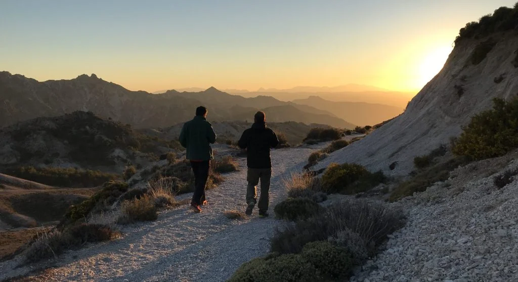 First hiking trails feel longer on the way back when beginners do not support the return early