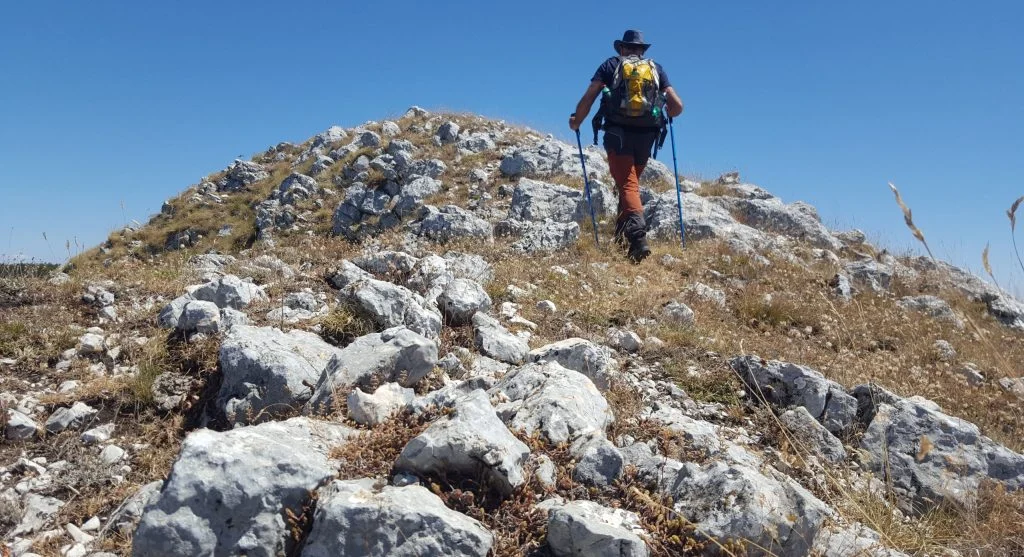 rocky uneven trail for hiking