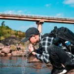 Easy-to-reach water helps hikers drink sooner and more consistently on the trail