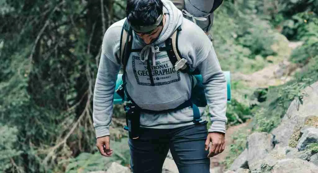 Hikers often slow down on trails with repeated short descents