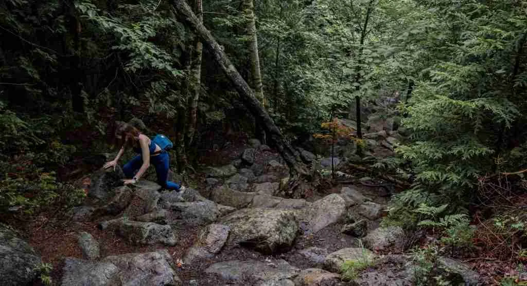 Repeated small corrections often come from mixed uneven trail surfaces