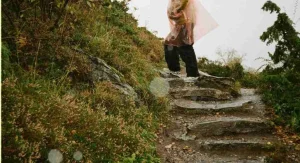 Hikers often feel more tired on trails with repeated shallow step-ups
