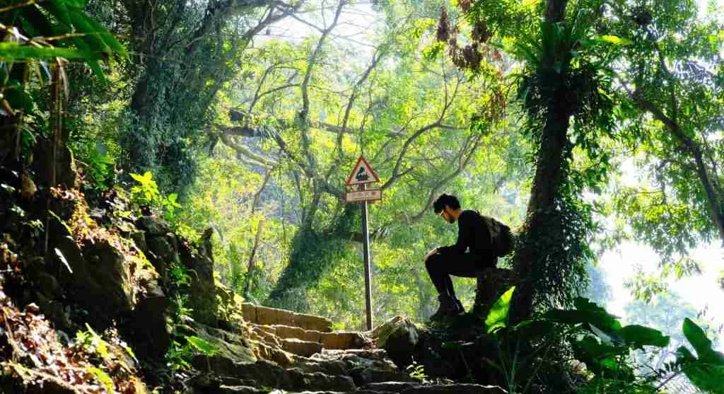 Stop-and-start uphill trails often break hiking rhythm and make climbing feel harder