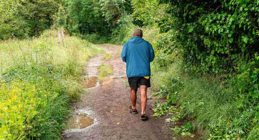 Flat trails can still feel tiring after a long stretch of steady walking