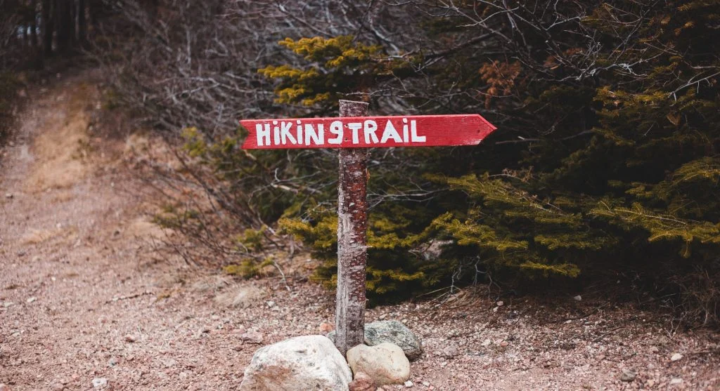 Trail junction awareness improves when hikers look back after choosing the correct branch