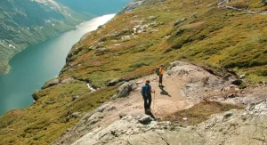 Hikers should look back briefly after leaving trail junctions to make the return easier later